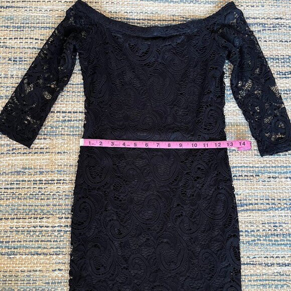 Black Lace Cocktail Dress - Small - Picture 9 of 11